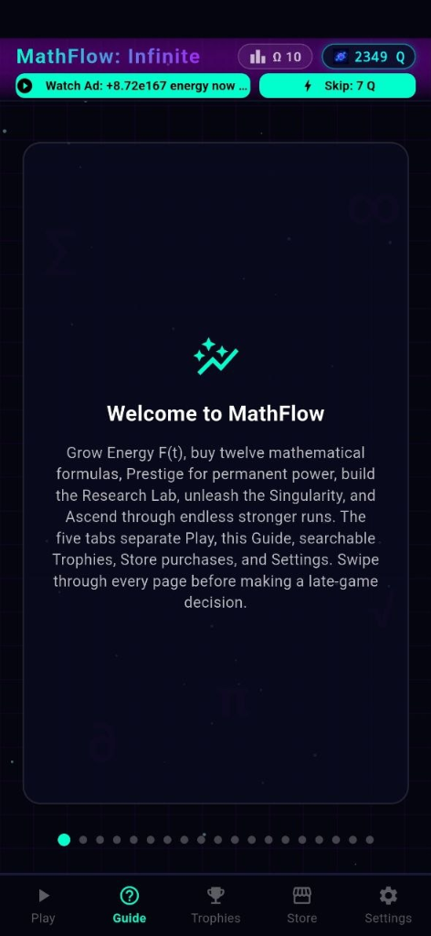 MathFlow: Infinite Guide